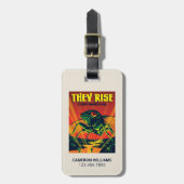 Ze verrijzen Cicada ontwaken Bagagelabel (Voorkant verticaal)