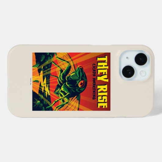 Ze verrijzen Cicada ontwaken Case-Mate iPhone Case (Achterkant (horizontaal))