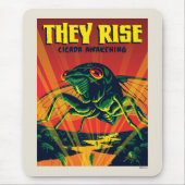 Ze verrijzen Cicada ontwaken Muismat (Voorkant)