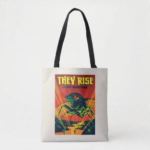 Ze verrijzen Cicada ontwaken Tote Bag