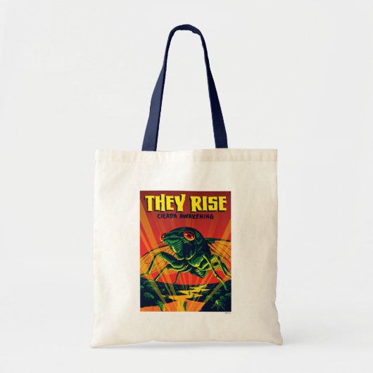Ze verrijzen Cicada ontwaken Tote Bag (Voorkant)