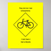 "Ze vertelden me dat ik schizofrenie Poster had" (Voorkant)