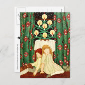 Ze vielen in slaap en wachtten op de kerstman! feestdagenkaart (Voorkant / Achterkant)