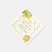 Ze Vierde Haar Bruidsfeest Citroen Servet (Hoek)