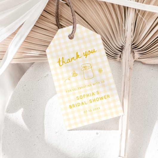 Ze Vierde Haar Bruidsfeest Honey Cadeaulabel