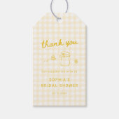 Ze Vierde Haar Bruidsfeest Honey Cadeaulabel (Voorkant)