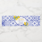 Ze Vierde Haar Bruidsfeestje 'Main Squeeze' Waterfles Etiket (Enkel label)