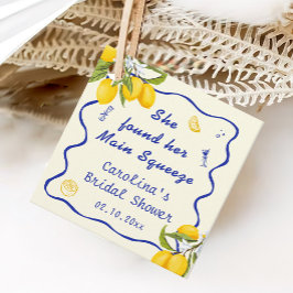 Ze vierde haar bruidsfeestje met haar grote liefde bedankjes labels