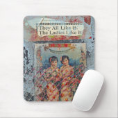 Ze vinden het allemaal leuk muismat (Met muis)