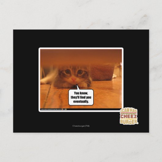 Ze vinden je wel. briefkaart (Voorkant)