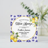 Ze vindt haar hoofdplein Vrijgezellenfeest Lemon Kaart (Staand voorkant)