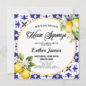 Ze vindt haar hoofdplein Vrijgezellenfeest Lemon Kaart (Voorkant)