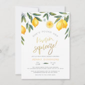 Ze vindt haar hoofdplein Vrijgezellenfeest Lemon Kaart (Voorkant)