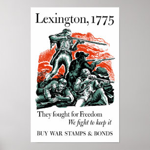 Ze vochten voor vrijheid... we vechten om het te h poster