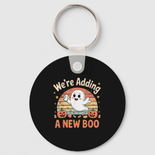 Ze voegden een nieuwe boekengeest toe Halloween Zw Sleutelhanger