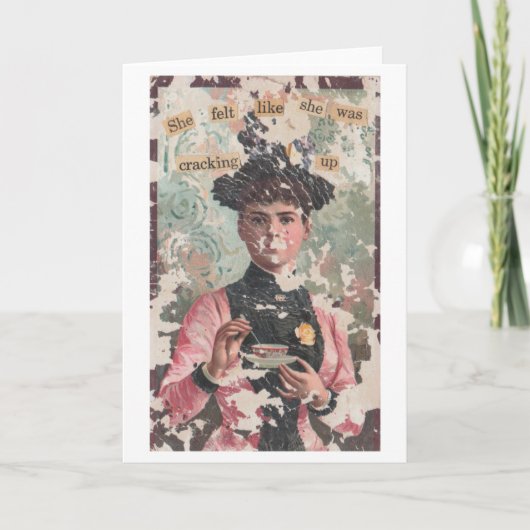 Ze voelde zich alsof ze was kraken blanco Humor gr Kaart (Voorkant)