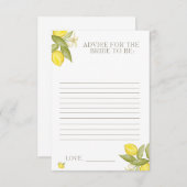 Ze vond haar advies over de Bridal Games in het ho Kaart (Voorkant / Achterkant)