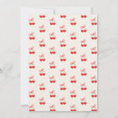 Ze vond haar Beau Bows and Cherries Vrijgezellenfe Kaart (Achterkant)