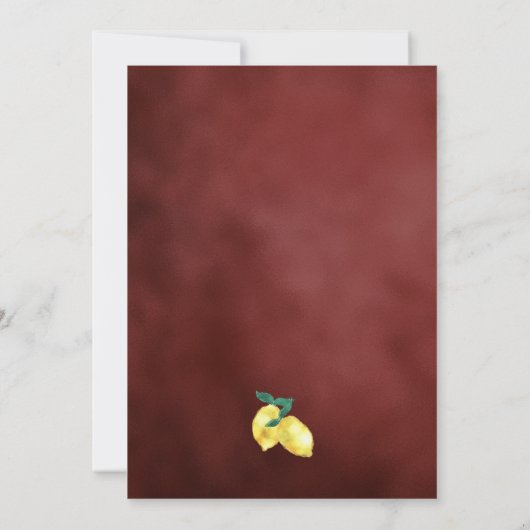 Ze vond haar belangrijkste bliksem citroenzomer It Kaart (Achterkant)