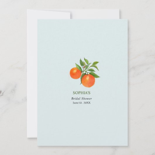 Ze vond haar belangrijkste drukkerij Shower Trivia Kaart (Achterkant)