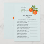 Ze vond haar belangrijkste drukkerij Shower Trivia Kaart (Voorkant / Achterkant)