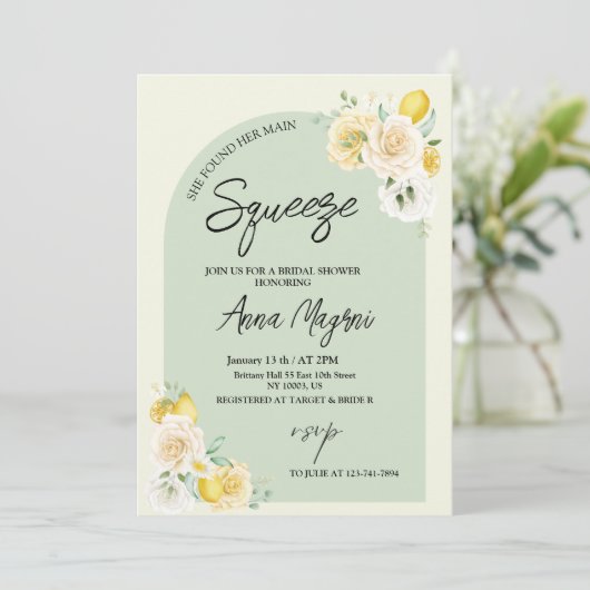 Ze vond haar belangrijkste knijp Rozen Vrijgezelle Kaart (Staand voorkant)