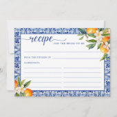 Ze vond haar belangrijkste knijp Sinaasappels rece Kaart (Voorkant)