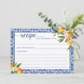 Ze vond haar belangrijkste knijp Sinaasappels rece Kaart (Staand voorkant)