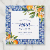 Ze vond haar belangrijkste knijp Sinaasappels Vrij Bedankjes Labels (Voorkant)