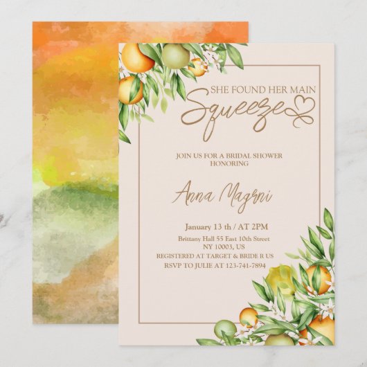 Ze vond haar belangrijkste knijp Vrijgezellenfeest Kaart (Voorkant / Achterkant)