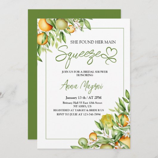 Ze vond haar belangrijkste knijp Vrijgezellenfeest Kaart (Voorkant / Achterkant)