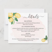 Ze vond haar belangrijkste knijpige citroenomhulli kaart (Voorkant)