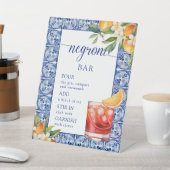 Ze vond haar belangrijkste knijpster Negroni Bar Reclamebord Met Voetstuk (Insitu)