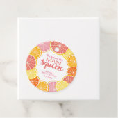 Ze vond haar belangrijkste knuffel bruidsdouche bedankjes labels (In situ)