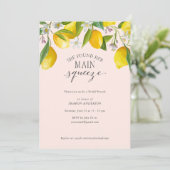 Ze vond haar belangrijkste knuppel, Lemon Bridal B Kaart (Staand voorkant)