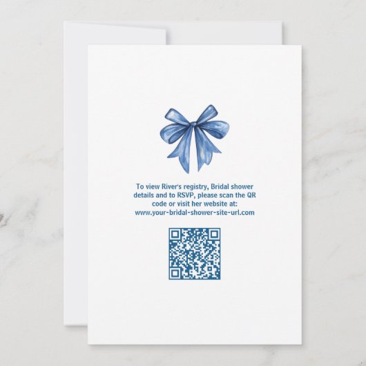 Ze vond haar belangrijkste QR-code-Vrijgezellenfee Kaart (Achterkant)