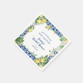 Ze vond haar belangrijkste squeeze citroen bruids  servet (Hoek)