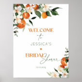 Ze vond haar belangrijkste squeeze citrus bruids w poster (Voorkant)