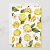 Ze vond haar belangrijkste squeeze Citrus Floral B Kaart (Achterkant)