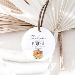 Ze vond haar belangrijkste squeeze Citrus Vrijgeze Bedankjes Labels