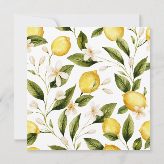 Ze vond haar belangrijkste squeeze Citrus Vrijgeze Kaart (Achterkant)