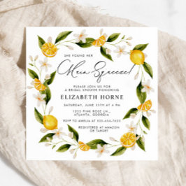 Ze vond haar belangrijkste squeeze Citrus Vrijgeze Kaart