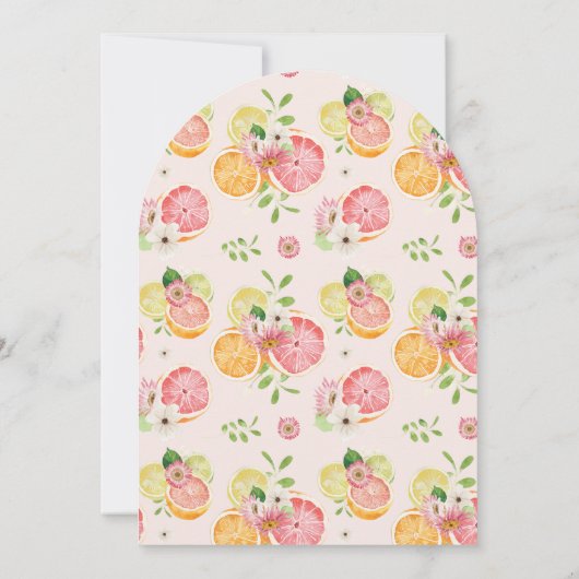 Ze vond haar belangrijkste squeeze Citrus Vrijgeze Kaart (Achterkant)