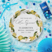 Ze vond haar belangrijkste squeeze Citrus Vrijgeze Papieren Bordje (Feest)