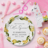 Ze vond haar belangrijkste squeeze Citrus Vrijgeze Papieren Bordje (Feest)