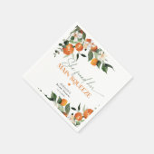 Ze vond haar belangrijkste squeeze citrus vrijgeze servet (Hoek)