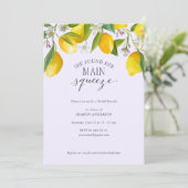 Ze vond haar belangrijkste squeeze, Lemon Baby sho Kaart (Staand voorkant)