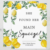 Ze vond haar belangrijkste squeeze Lemons Vrijgeze (Voorkant / Achterkant)