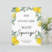 Ze vond haar belangrijkste squeeze Lemons Vrijgeze (Staand voorkant)