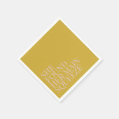 Ze vond haar belangrijkste squeeze moderne bruidsu servet (Hoek)